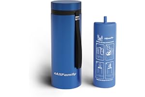 4ALLFAMILY Nomad Big 48H 7 Pen Insulin Cooler Travel Case TSA Approved - Medicine Cool Bag & EpiPen Carry Case - Medicine Travel Cool Bag - Diabetes Bag with Biogel Ice Pack - Diabetic Kit Bag (Blue)