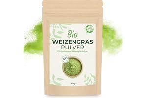 ‎CURLY SUPERFOOD Curly Superfood Weizengraspulver Bio 500g - 100% naturreine Rohkostqualität aus Europa - Feines Weizengras Pulver Bio laborgeprüft & garantiert ohne Zusätze für Smoothies, Säfte & Speisen