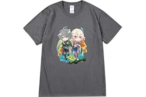 XHOMESHOP Anime Kaveh T-Shirts Isekai Uncle Short Sleeve Genshin Impact T-Shirts Genshin Impact Kaveh Alhaitham Cosplay Sweatshirts Alhaitham Clothing