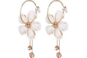 YouBella Jewellery Earings Gold Plated Floral Earrings for Girls and Women