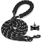 5 FT Starke Hundeleine mit Bequemen Gepolsterten Griff, Starke Reflexnähte der Trainingsleine für Sicherheit Nachts, eignet f