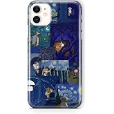 Multitronic iPhone 11 Uyumlu Van Gogh Tasarım Baskılı Şeffaf Kılıf, strlght11i269