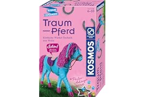 KOSMOS 658205 Traum-Pferd, mit einfacher Wickel-Technik Wird aus Wolle EIN Pferd, Perlen-Anhänger selber basteln, Bastelset für Kinder, Mädchen ab 6 Jahren