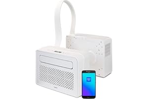 MEDION P502 Smarte Split Klimaanlage (für Wohnwagen Wohnmobil Camping Boot Bus Camper Caravan Mobilheim, inkl. Montagekit, 5000 BTU, Kühlen Entfeuchten und Ventilieren, Schlafmodus, MD37735)