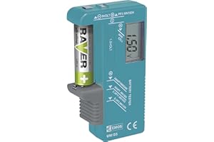 Emos NULL Tester Baterii, 9 V, Niebieski