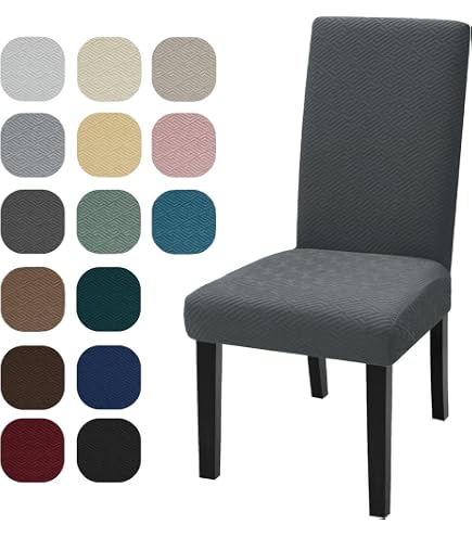 Coprisedie Ufficio 1/2/4/6 Pezzi, Copri Sedie Da Cucina, Coprisedie Elasticizzato, Coprisedia Antigraffio Gatto, Copri Sedia Soggiorno, Coprisedie Universali Sala Da Pranzo ( Color : #30 , Size : Set
