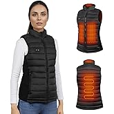 WUEAOA Chaleco Calefactable Mujer, Chalecos Calefactables Mujer, chaleco Termico Electrico,Chaqueta calefactable mujer, chale