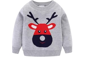 Mud Kingdom Jungen Weihnachtspullover Weihnachts Rentier Kleidung