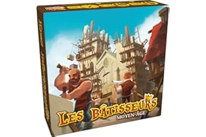 Asmodee - Bombyx - Les Bâtisseurs : Moyen âge - Jeux de société - Jeux de cartes - Jeux de voyage à partir de 10 ans - 2 à 4 joueurs - Version française
