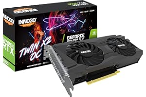 Inno3D Karta graficzna GeForce RTX 3050 Twin X2 OC 8GB GDDR6 (N30502-08D6X-11902130)