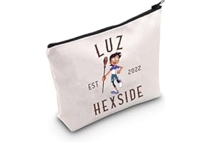 MYOSPARK The Owl House,Bolsa de maquillaje inspirada en la casa de búhos, regalo de grupo para fanáticos de la casa del búho, Bolsa Luz del Reino Unido, moderno