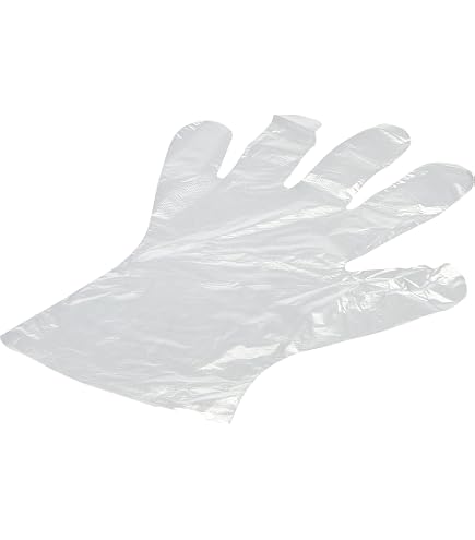 TronicXL Einweghandschuhe 100 Polyhandschuhe Extra Lang Einweg Plastik Handschuh Einmalhandschuh 100 St Lang S00ab055