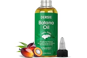 Dersie Huile Batana pour cheveux : 100 % pure et naturelle Huile brute du Honduras - Pour des cheveux plus épais et plus forts - 120 ml