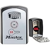 MASTER LOCK anahtar kasası [duvara montaj] [numara kodu] [ekstra b&uuml;y&uuml;k] - 5403EURD anahtar kasası