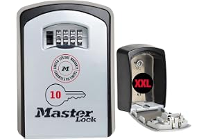 Master Lock Extra stort nyckelskåp [Extra stor storlek] [Väggmonterat] [Utomhus] - 5403EURD - Nyckellåsskåp, XL