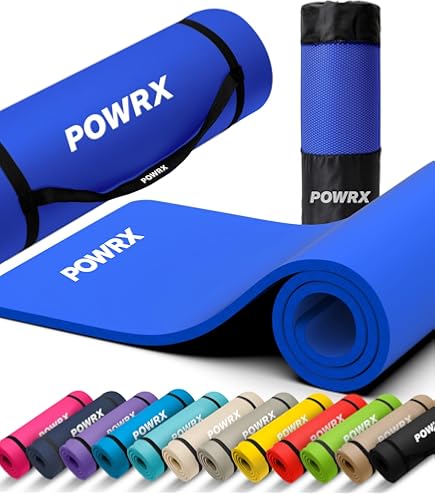 Active Forever Tapis De Yoga, En TPE, Antidérapant, Léger, Adapté Au Fitness à Domicile (Gris Noir