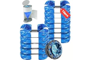 PMUEUFF 12 Piezas Recambios Cubos de Pañales Compatible con el contenedor de pañales Tommee Tippee Sangenic Tec Simplee Sangenic Twist Click