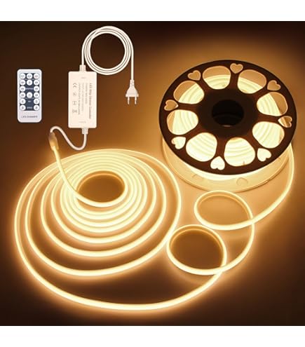 LED Strip 220V COB Warmwit 10M Plug and Play - Ledl