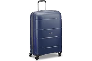 MODO BY RV RONCATO Galaxy trolley grande 75 CM, rigido e con sistema di chiusura con sistema di chiusura TSA - BLU NOTTE