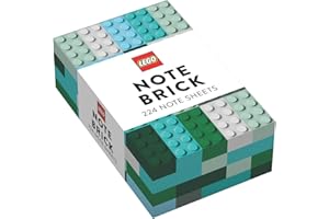 LEGO® Note Brick (Blue-Green): (Fun Stationery for LEGO® Fans, Note Paper for LEGO® Lovers)