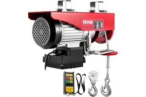 VEVOR Polipasto Eléctrico con Remoto Inalámbrico 1320lbs