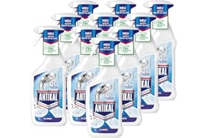 Antikal Kalkreiniger Spray 750ml - Entfernt hartnäckige Kalkbeläge (10er Pack)