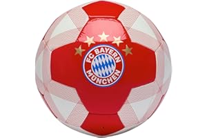 FC Bayern München Football | Junior Size 4 | Red/White