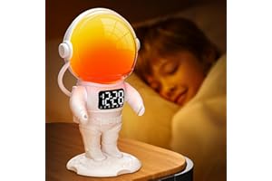 AFEXOA Tageslichtwecker Sonnenaufgang Lichtwecker Wecker mit Licht, Sunrise Wake Up, Smart Bluetooth Lautsprecher, 21 White Noise,Timer,Dual Alarm, Dimmbare Nachtlicht mit Farbewechel für Erwachsene & Kinder