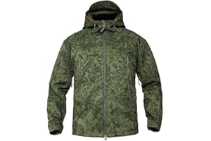 Lilychan Men’s Military Soft Shell Tactical Jacket Outdoor Sports Hunting Army Waterproof Outerwear Coat
