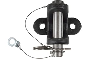 BITS4REASONS Maypole Nuovo Modello MP4862 Gancio di Traino Jaw Pin - Nero Uso Commerciale e agricolo