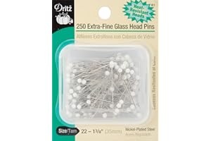 Dritz Extra-Fine Glass Head Pins-Size 22 250/Pkg