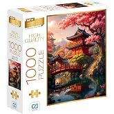 CA Games Japon Evi 1000 Par&ccedil;a 2,2mm Kalınlık 48x68cm Profesyonel Hobi Puzzle Yapboz Serisi
