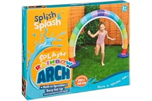 Scotvision Garden Rainbow Arch Sprinkler Hour Of Fun In Hot Summer 142 x 220cm