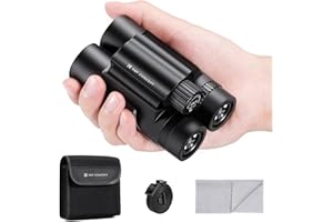 K&F CONCEPT Jumelle 10 * 25 HD, Mini Télescope Binoculaire avec BAK4 Prisme, Multi-revêtement, pour Enfants et Adultes, pour Oiseaux, Concerts, Randonnée, Sports, Camping