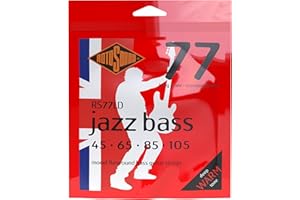 Rotosound Monel Standard Gauge Flatwound Bass Strings (45 65 85 105), RS77LD