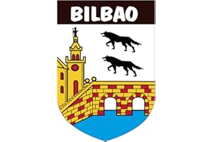 Artimagen - adesivo stemma Bilbao, 40 x 60 mm