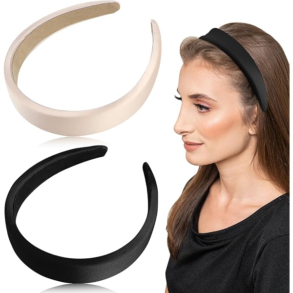 Pritties Haarreif 'Alice' – Stylischer Satin-Stirnreif In Weiß, 2,5 Cm Breit, Perfekt Für Hochzeit & Alltag