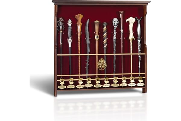 Harry Potter - Présentoir Collection 10 Baguettes (Baguettes et plaques non incluses) - Bois