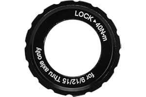 Alomejor Bike Hub Center Lock Mountain Road Bike Wheelset Hub Disc Lock Cover Rotor Lockring Disc Lock Cover 12/15/20MM Barrel Shaft