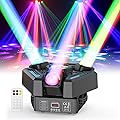 180W Lyre LED avec Télécommande, Jeux de Lumiere RGBW Disco Lumière Stroboscopes Beam Projecteurs pour Scène DJ Club Bar Fête Scène