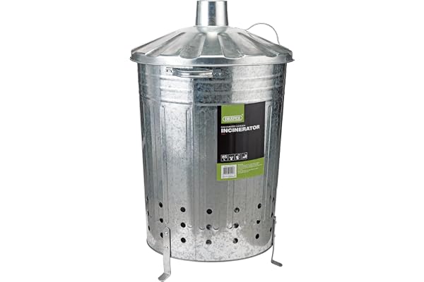 Draper 53253 Förbränningsugn, Silver, 85 L