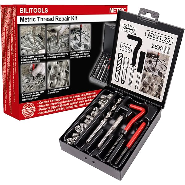 Piping & Piping Kits,8 Pcs M8 1.25 Threaded Turbo Studs Kit 8Mm Metal Alloy High Pressure Manifold Stud Bolt Nut Hardware