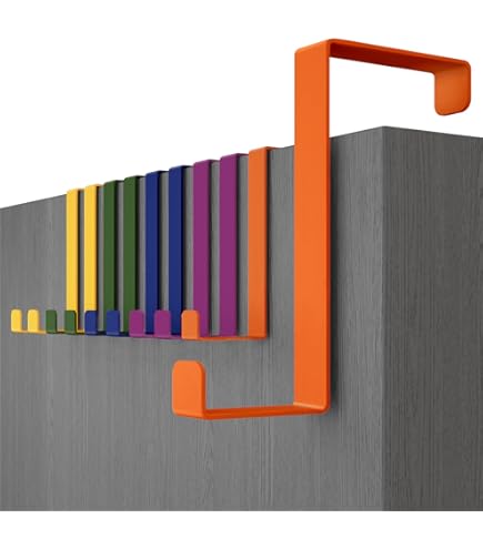 Wenko Appendiabiti Sopraporta 4 Ganci - Acciaio Verniciato, Per Porte Da 2-4 Cm | Multicolore, Pratico - Foto 11