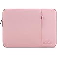 MOSISO Tablet Sleeve Case Compatible with iPad 10th 10.9 inch/Air 5th 10.9 / Pro 11 M2 / 9/8/7 10.2 / Air 4 & 3 10.5/9.7,Polyester Vertical Bag, Pink