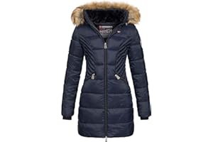 Geographical Norway Femmes Veste Matelassée Parka D'Hiver Abby Capuche
