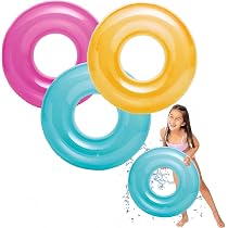 Lot de 2 flotteurs de piscine, matelas gonflables, gonflables, pliables