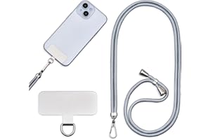 Jaslongri Handykette Universal, Handy Lanyard, Hanging around the neck or diagonally spanning, with a metal patch and adjustable and detachable rope.