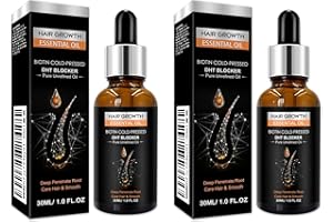 UTAPOSSIN 2 Pièces Serum Cheveux Au Gingembre et à L'Huile de Ricin, Hair Growth, Sérum de Croissance des Cheveux, Traitement de Perte de Cheveux, Huile Pousse Cheveux Pour Accélérer la Croissance des Cheveux