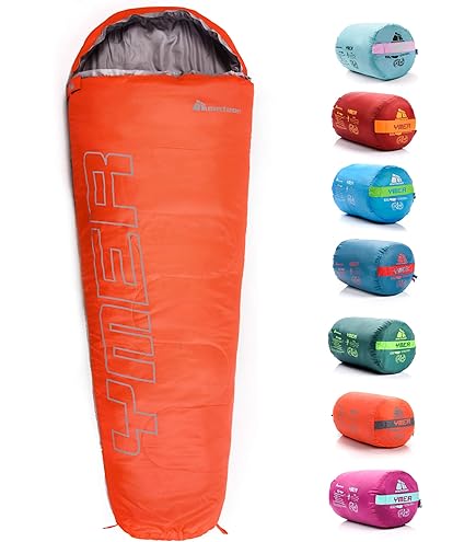 Sacco A Pelo Mummia YMER Per Bambini | Fino A -5&deg;C | Leggero E Compatto | Con Zaino