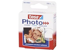 Tesa 56613 - Adesivi ad angolo per foto (Confezione da 250)